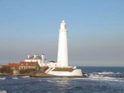 Photograph of St Mary's Lighthouse, Whitley Bay, Tyne & Wear