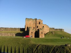 Photograph of the entrance to Tynemouth Priory, Tynemouth, Tyne & Wear