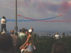 Morecambe Heritage Festival - Red Arrows Display Wallpaper
