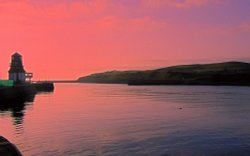 Dawn at Aberdeen harbour mouth