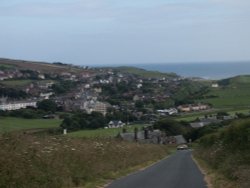 St Bees, Cumbria, as seen from outrigg Wallpaper