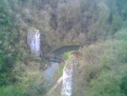 The picture is a shot of Ilam rock from pickering Tor. In Dovedale Wallpaper