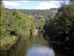 The River Derwent, Matlock Bath, Derbyshire Wallpaper