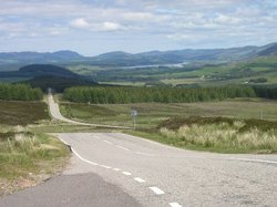 Old military road from Fort Augustus to Inverness Wallpaper
