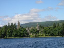 Old abbey in Fort Augustus Wallpaper