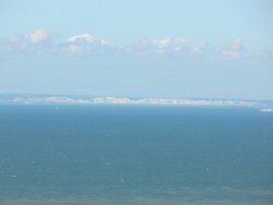 A picture from the kentish coast taken from the other side of the channel