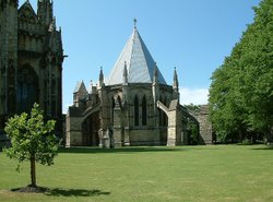 Cathedral Green & Chapter House, Lincoln Wallpaper