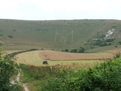The Wilmington Long Man, East Sussex Wallpaper
