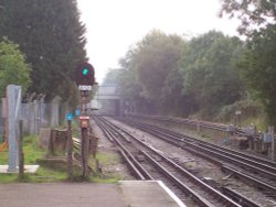 Sudbury Town Station looking towards Alperton Wallpaper