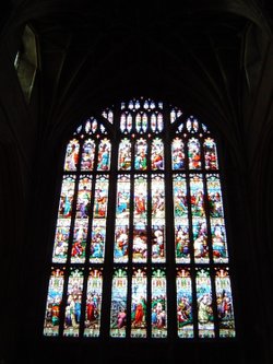 Window detail in Gloucester Cathedral