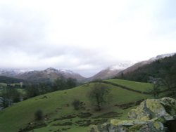 A view when walking from Ambleside to Grasmere,  Jan O5 Wallpaper