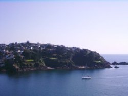 Looking at Polruan, Cornwall