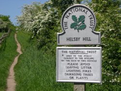 Longster trail approaching Helsby Hill