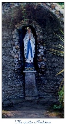 The Grotto Madonna, Stapehill Abbey Gardens