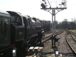Bluebell Railway at Horsted Keynes, West Sussex Wallpaper