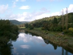 The river Wye, St. Briavels Castle, Gloucestershire