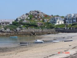 Town beach, Hugh Town, St Marys, Scilly Wallpaper