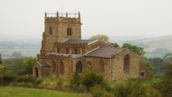 Walesby Church which sits on the Viking Way in the Lincolnshire Wolds
