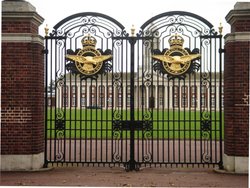 Royal Air Force College main gates, Cranwell, Lincolnshire Wallpaper