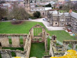 View from the tower Ashby de la Zouch Castle, Leicestershire Wallpaper