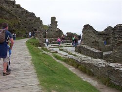 Top of Tintagel Castle, Cornwall Wallpaper