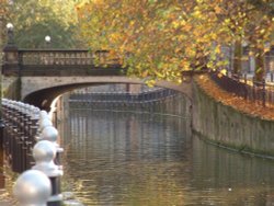 River Witham, Lincoln, Lincolnshire. Wallpaper