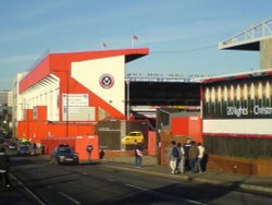 Bramall lane, Sheffield. Home of Sheffield United Football Club Wallpaper
