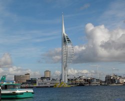 Spinnaker tower, Portsmouth harbour, Hampshire Wallpaper