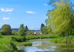 River Onny, Shropshire Wallpaper
