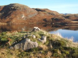 Blea Tarn, set above Eskdale, Lake District, Cumbria.