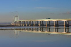 The New Severn Bridge at Bristol Wallpaper