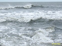 The sea at Newbiggin-by-the-Sea, Northumberland