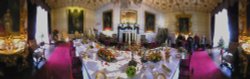 360 picture of Warwick Castles banqueting room.
Taken 04 december 2005. Click the image to enlarge Wallpaper