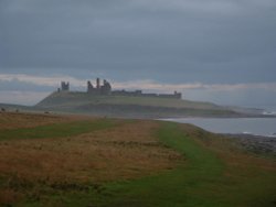 Dunstanburgh Castle near Craster, Northumberland