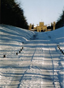 Hoghton Tower Drive Christmas Day 2004