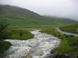Between Hardknott and Wrynose Passes, Cumbria, July 2004 Wallpaper