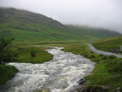 Between Hardknott and Wrynose Passes, Cumbria, July 2004