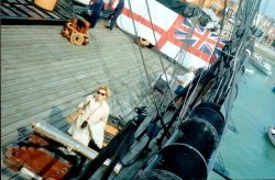 On board of HMS Warrior in Portsmouth, Hampshire Wallpaper