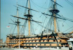 HMS Victory in Royal Naval Museum in Portsmouth, Hampshire Wallpaper