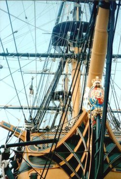 HMS Victory in Royal Naval Museum in Portsmouth, Hampshire