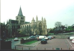 Cathedral in Rochester, Kent Wallpaper