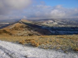 Mam Tor looking from Back Tor. Peak District Wallpaper