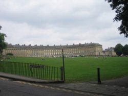 Royal Crescent in Bath, Somerset Wallpaper