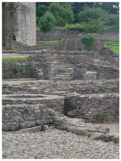 The castle, Farleigh Hungerford, Somerset.