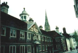 High Street in Salisbury, Wiltshire Wallpaper
