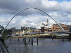 Millenium Bridge across the Tyne Wallpaper