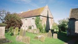 Graveyard of St. Andrews church, Ashleworth, Gloucestershire Wallpaper