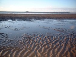Taken at West Kirby Mid January 2006, mid afternoon, view of Hilbre Island in distance