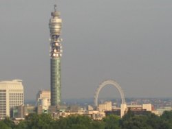 London Eye, taken from primrose hill. Wallpaper