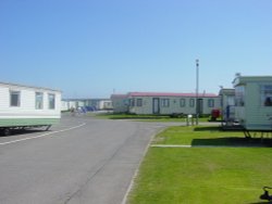 A gorgeous morning in a Ingoldmells Caravan park at 10:12AM. Wallpaper